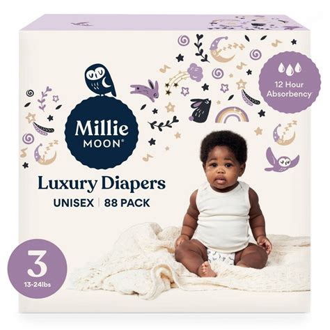 millie moon diaper sizes|Luxury Diapers 